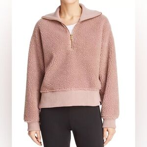 Varley Blush Sherpa Half-Zip Pullover